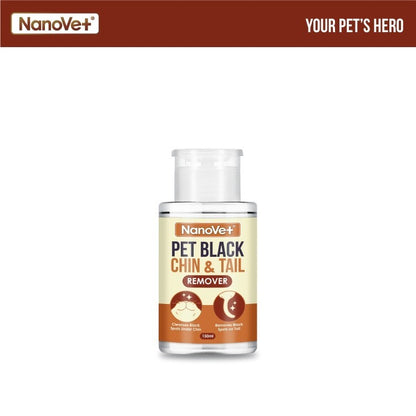 Nanovet® Pet Black Chin and Tail Remover (150ml)
