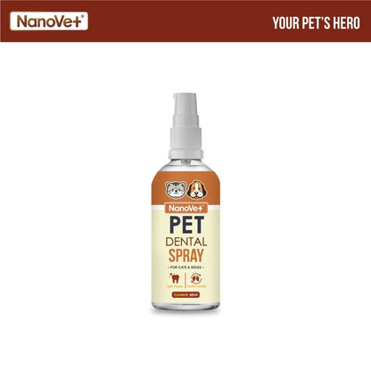 Nanovet® Pet Dental Mouth Spray for Cat and Dog (60ml)
