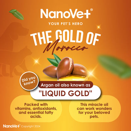 Nanovet® Pet Pure Argan Oil for Cat and Dog (50ml)