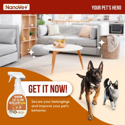 Nanovet® Cat and Dog Repellent Spray (500ml)
