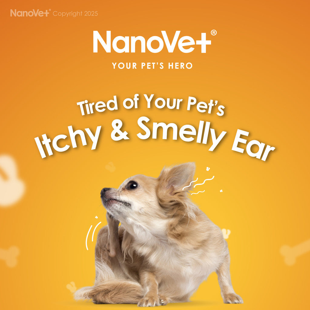Nanovet® Pet Ear Cleaner Solution for Cat and Dog (150ml)
