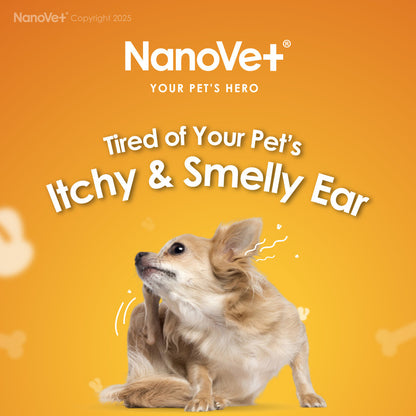 Nanovet® Pet Ear Cleaner Solution for Cat and Dog (150ml)