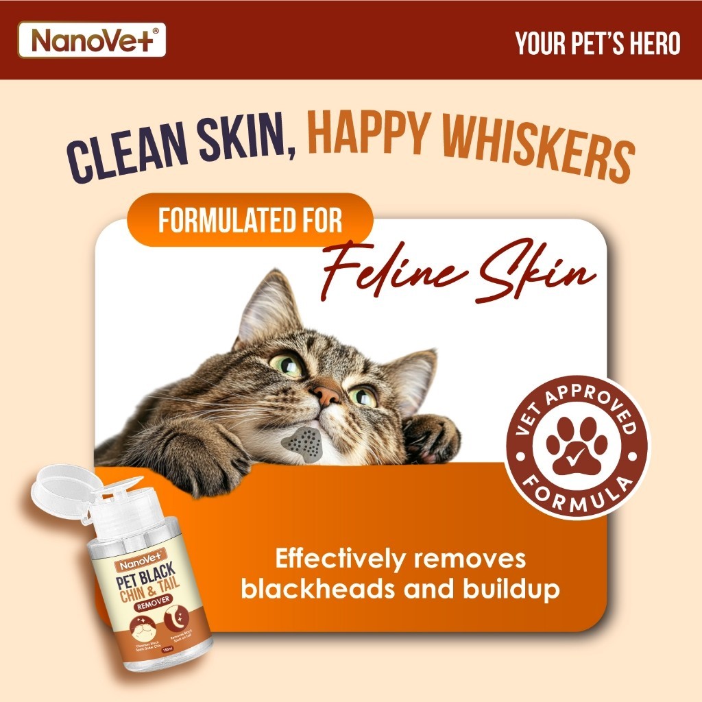 Nanovet® Pet Black Chin and Tail Remover (150ml)
