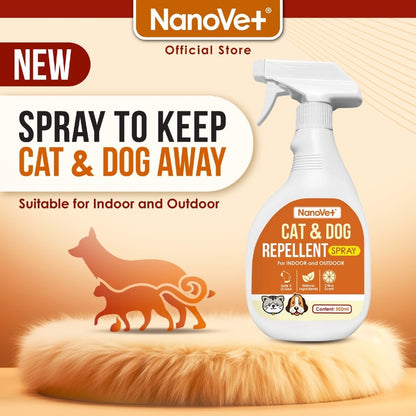 Nanovet® Cat and Dog Repellent Spray (500ml)