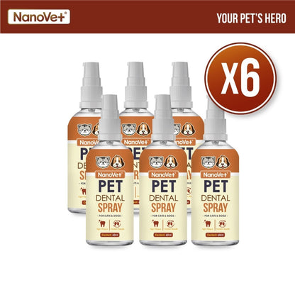 Nanovet® Pet Dental Mouth Spray for Cat and Dog (60ml)