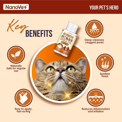 Nanovet® Pet Black Chin and Tail Remover (150ml)