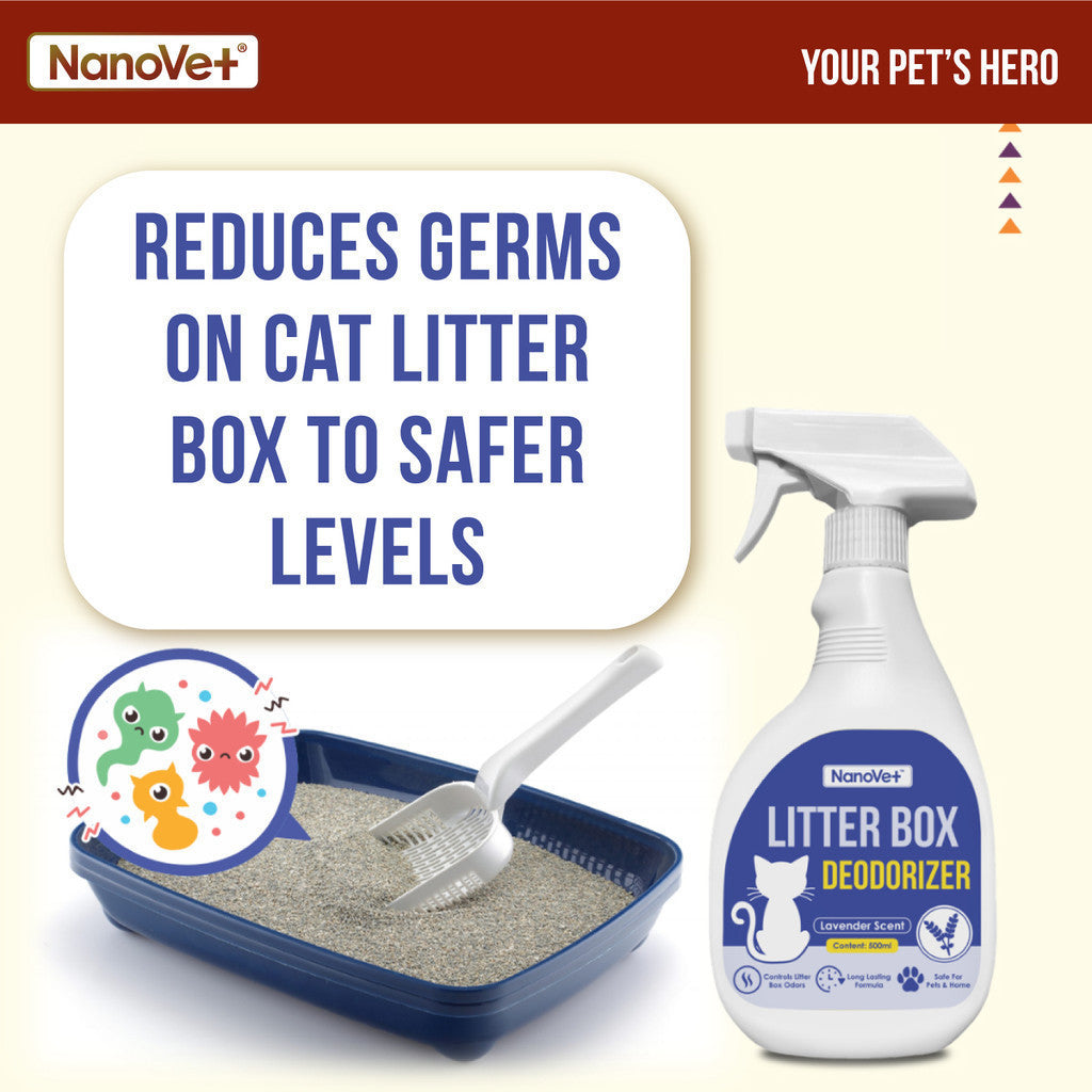 Nanovet® Litter Box Deodorizer Spray (500ml)