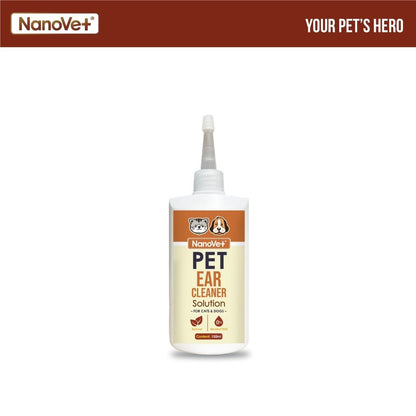 Nanovet® Pet Ear Cleaner Solution for Cat and Dog (150ml)