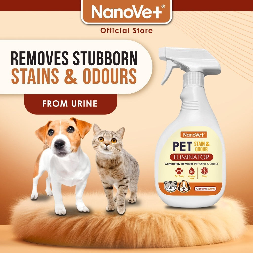Nanovet® Pet Stain Urine and Odour Eliminator for Cat and Dog