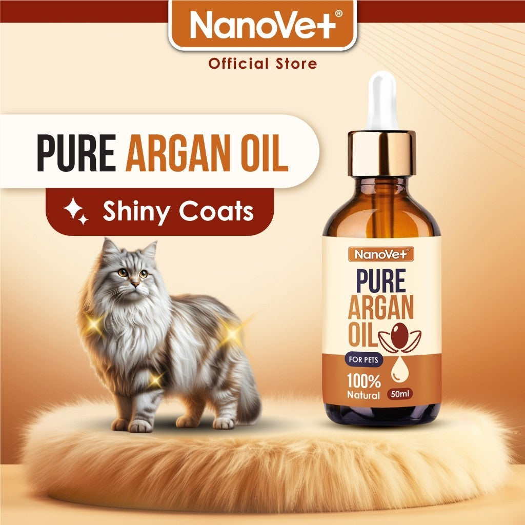 Nanovet® Pet Pure Argan Oil for Cat and Dog (50ml)