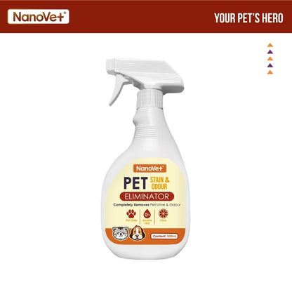 Nanovet® Pet Stain Urine and Odour Eliminator for Cat and Dog