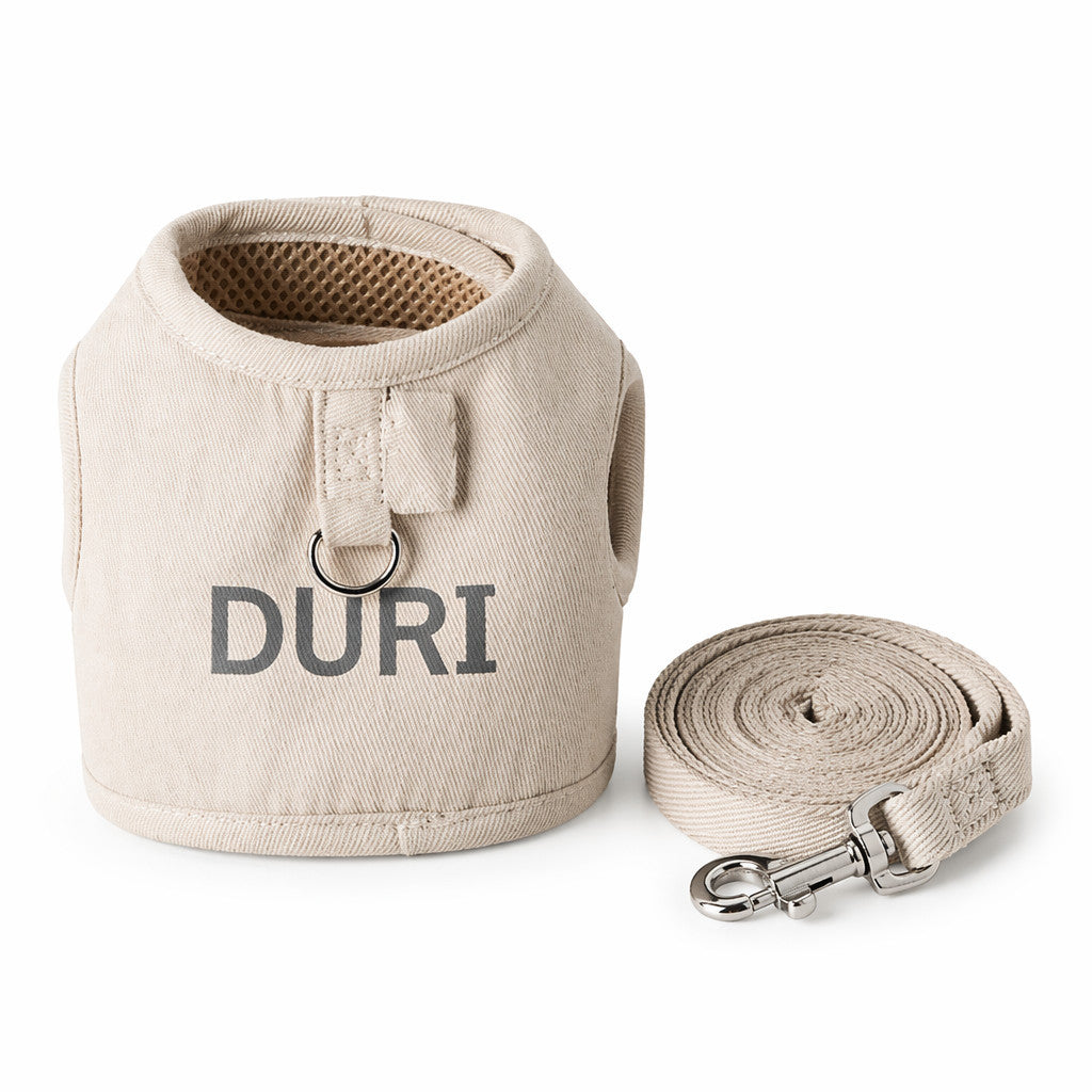 FUREVER365 Anti-Escape Cat Dog Harness Vest Leash Set Breathable Reflective Baju Kucing Comel