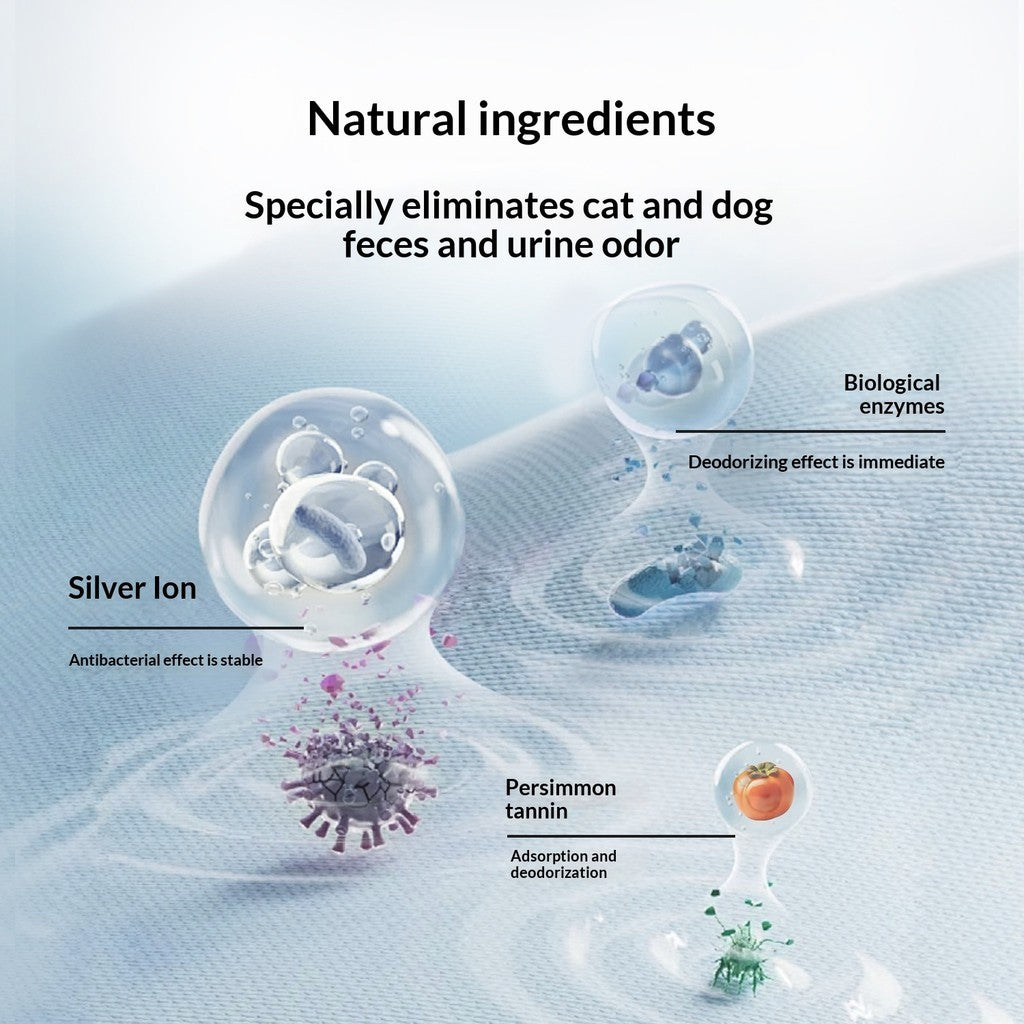XSDH Bio-Enzyme Pet Odour Remover Spray Cat Dog Urine Smell Deodorizer 400ml Penghilang Bau