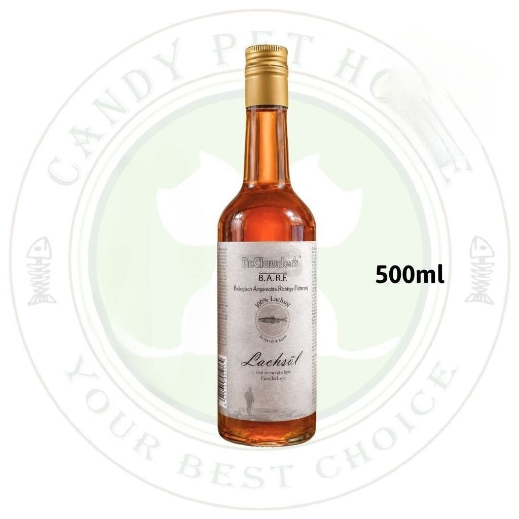 Dr. Clauder's BARF Salmon oil (Dogs&Cats) 40ml/500ml Shiny Coat and Healthy Skin for Pet
