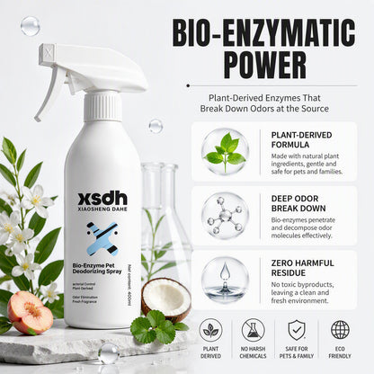 XSDH Bio-Enzyme Pet Odour Remover Spray Cat Dog Urine Smell Deodorizer 400ml Penghilang Bau