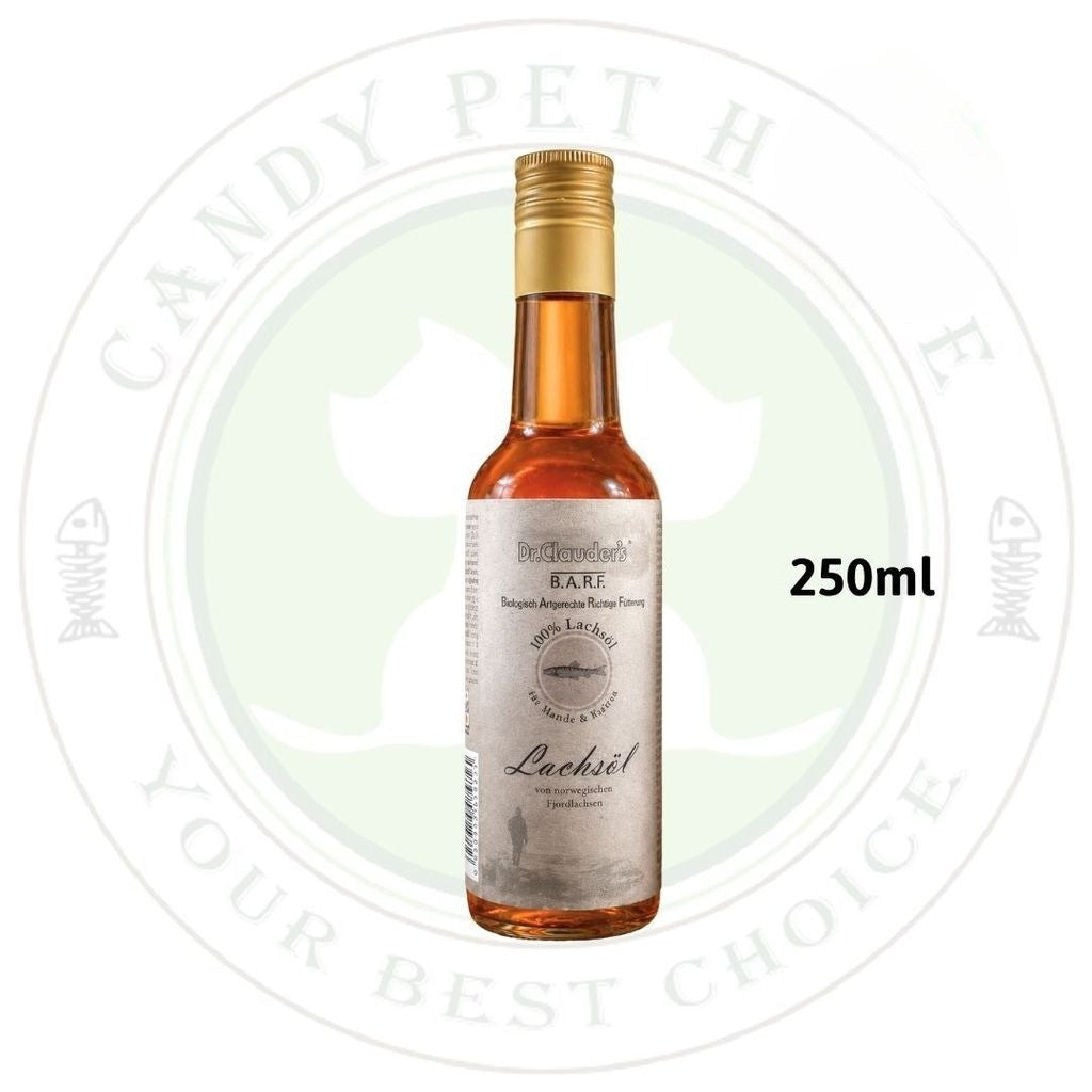 Dr. Clauder's BARF Salmon oil (Dogs&Cats) 40ml/500ml Shiny Coat and Healthy Skin for Pet