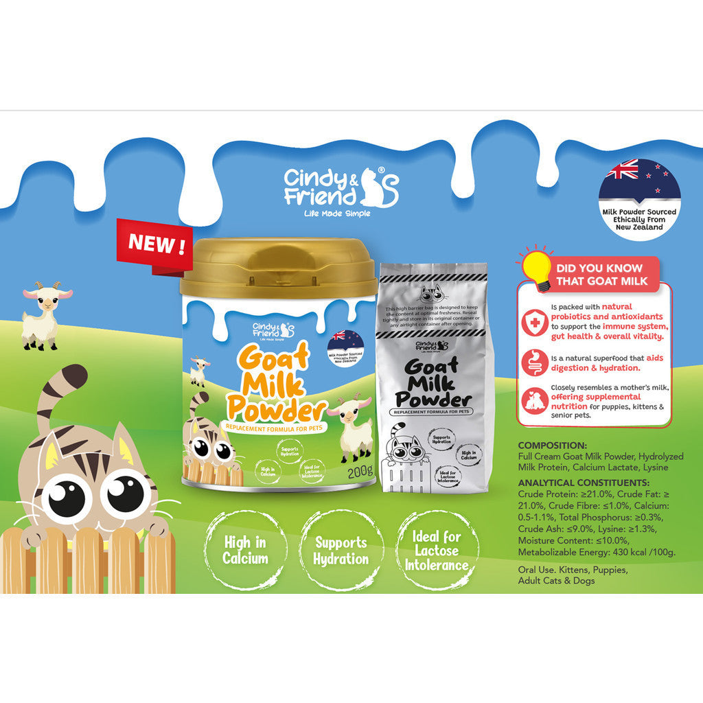 Cindy & Friend Goat Milk Powder 200g