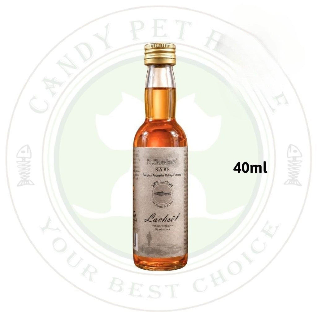 Dr. Clauder's BARF Salmon oil (Dogs&Cats) 40ml/500ml Shiny Coat and Healthy Skin for Pet