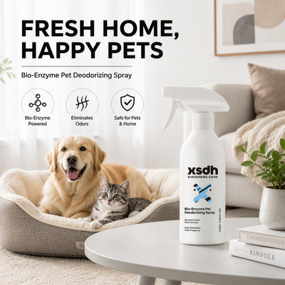 XSDH Bio-Enzyme Pet Odour Remover Spray Cat Dog Urine Smell Deodorizer 400ml Penghilang Bau